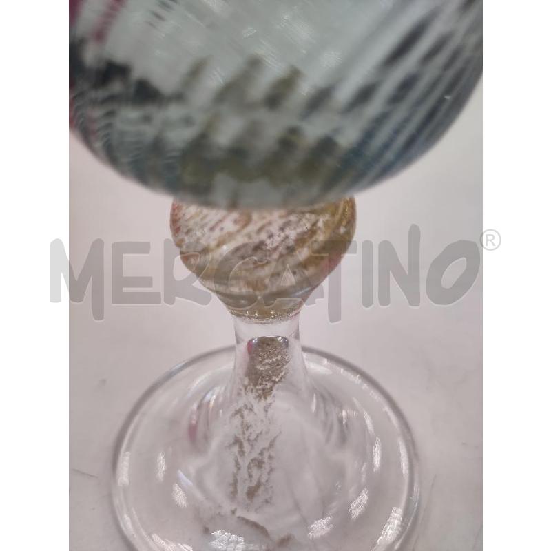 CALICI PZ.5 MURANO FUME DA ACQUA SFERA DORATA | Mercatino dell'Usato Verona fiera 3