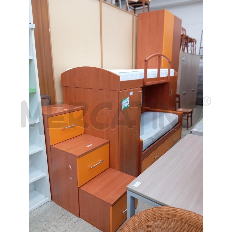 CAMERETTA SOPPALCO 2 LETTI SCALA CONTENITORE | Mercatino dell'Usato Verona fiera 1