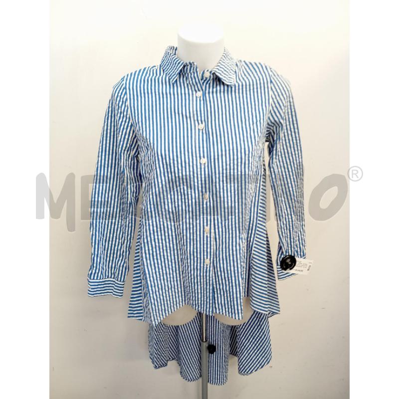 CAMICIA CON CODA D GAELLE RIGHE BIANCO BLU  | Mercatino dell'Usato Verona fiera 1