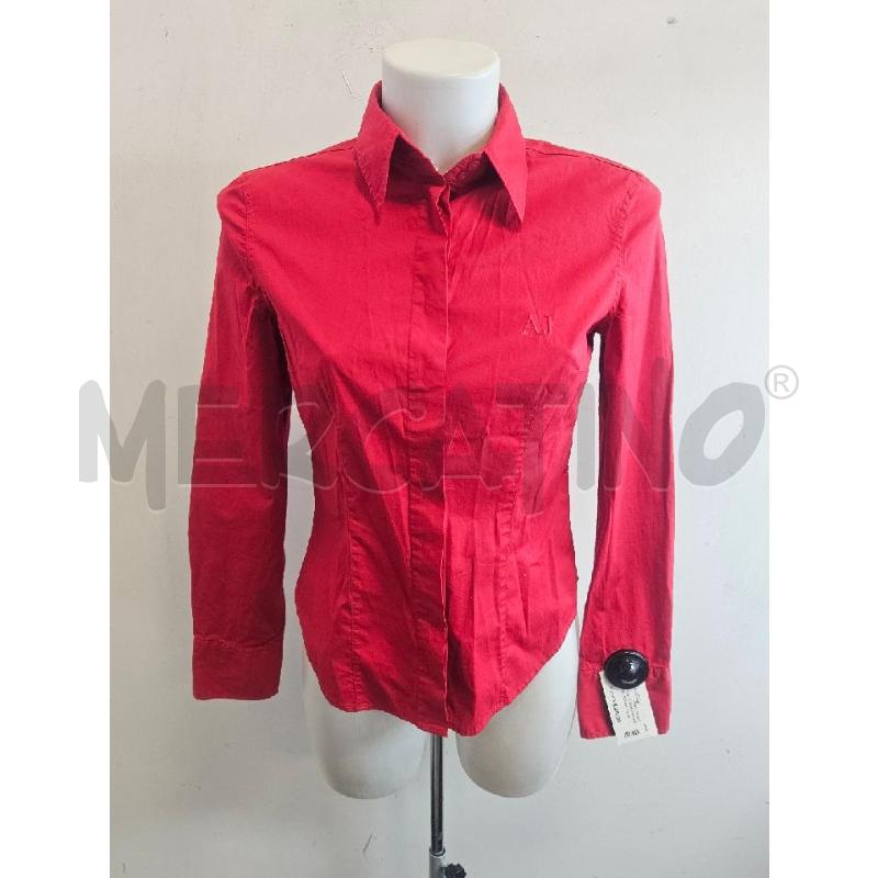 CAMICIA DONNA ARMANI JEANS ROSSA | Mercatino dell'Usato Verona fiera 1