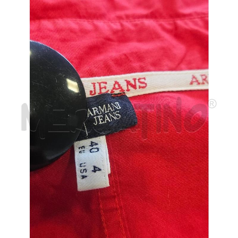 CAMICIA DONNA ARMANI JEANS ROSSA | Mercatino dell'Usato Verona fiera 5
