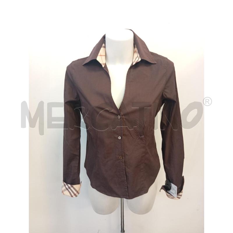 CAMICIA DONNA BURBERRY MARRONE  | Mercatino dell'Usato Verona fiera 1