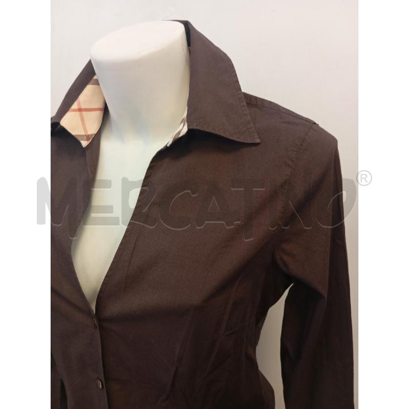 CAMICIA DONNA BURBERRY MARRONE  | Mercatino dell'Usato Verona fiera 2