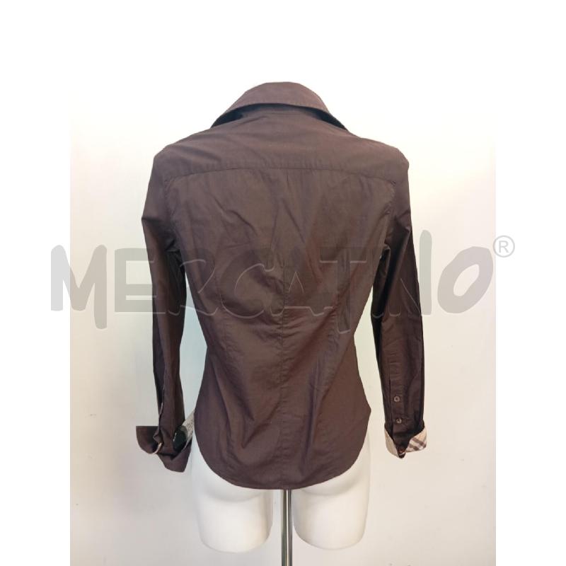 CAMICIA DONNA BURBERRY MARRONE  | Mercatino dell'Usato Verona fiera 4