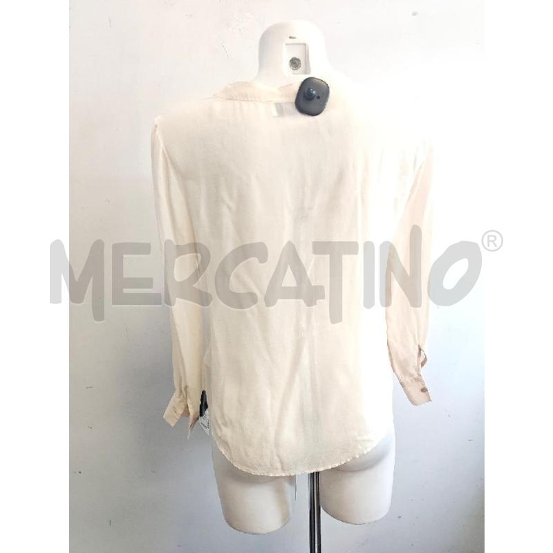 CAMICIA DONNA FALCONERI SETA BEIGE BICOLOR | Mercatino dell'Usato Verona fiera 3