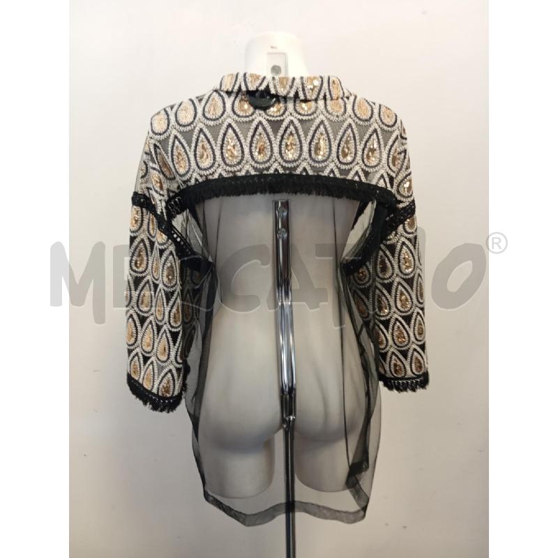 CAMICIA DONNA GOA GOA TULLE PAILLETTES DORATE | Mercatino dell'Usato Verona fiera 4