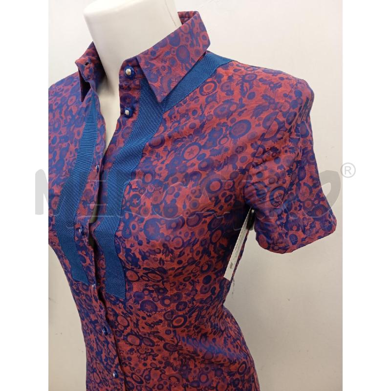 CAMICIA DONNA VERSUS VERSACE ROSSO VIOLA | Mercatino dell'Usato Verona fiera 2