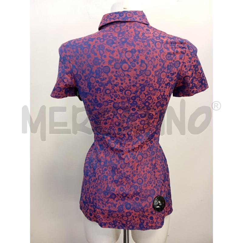 CAMICIA DONNA VERSUS VERSACE ROSSO VIOLA | Mercatino dell'Usato Verona fiera 4