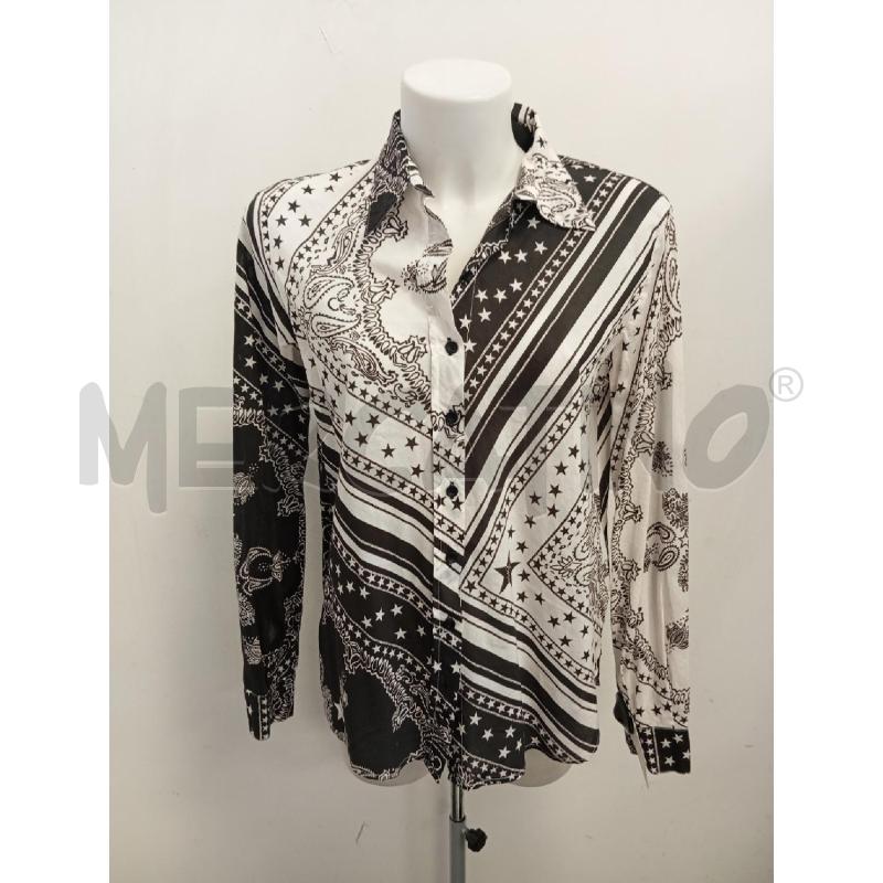 CAMICIA D 8PM BIANCA NERA  | Mercatino dell'Usato Verona fiera 1