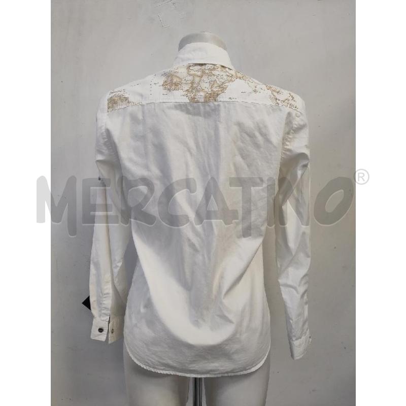CAMICIA D ALVIERO MARTINI BIANCA FANTASIA GEO | Mercatino dell'Usato Verona fiera 3