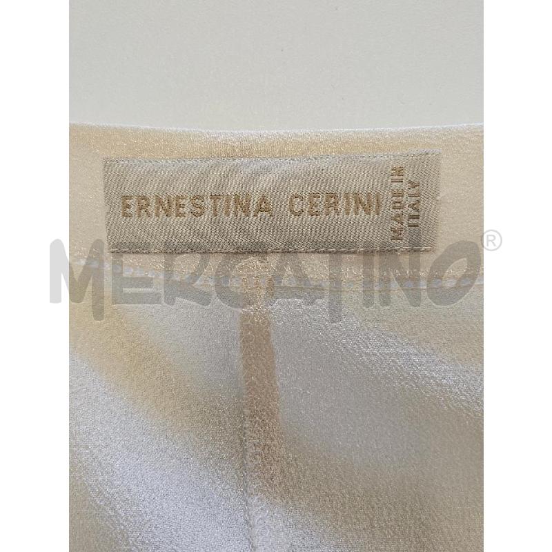 CAMICIA D ERNESTINA CERINI IN SETA GIALLO BANANA  | Mercatino dell'Usato Verona fiera 4