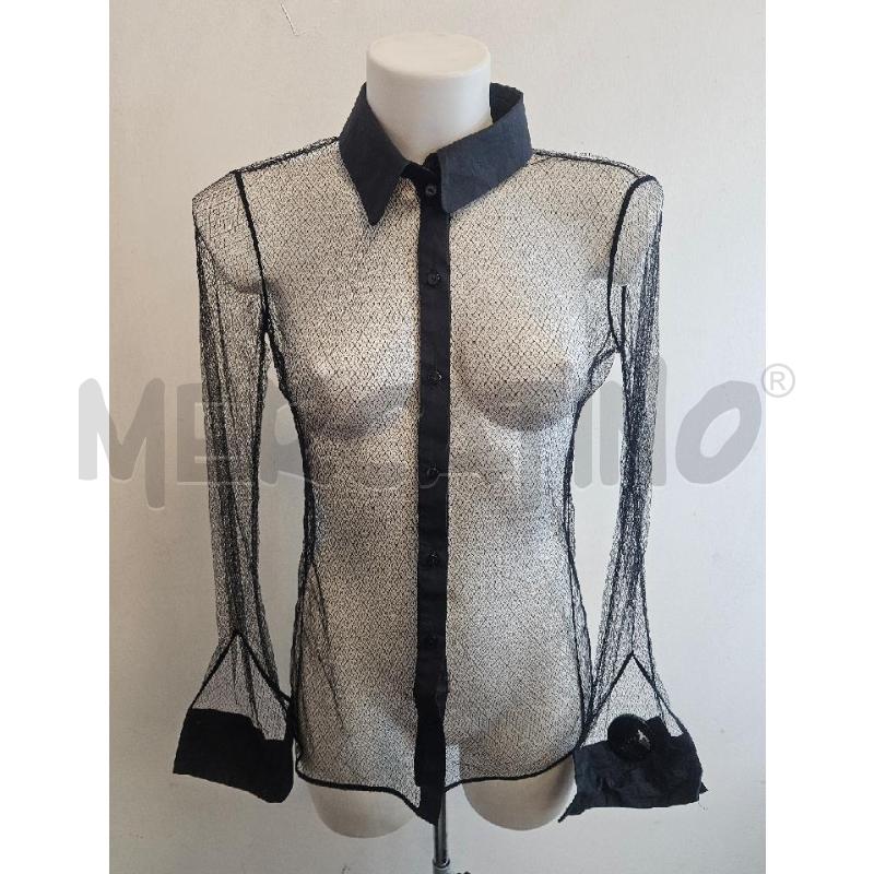 CAMICIA D GENNY TRAFORATA NERA  | Mercatino dell'Usato Verona fiera 1