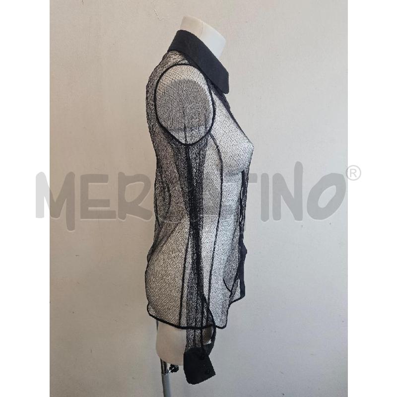 CAMICIA D GENNY TRAFORATA NERA  | Mercatino dell'Usato Verona fiera 2
