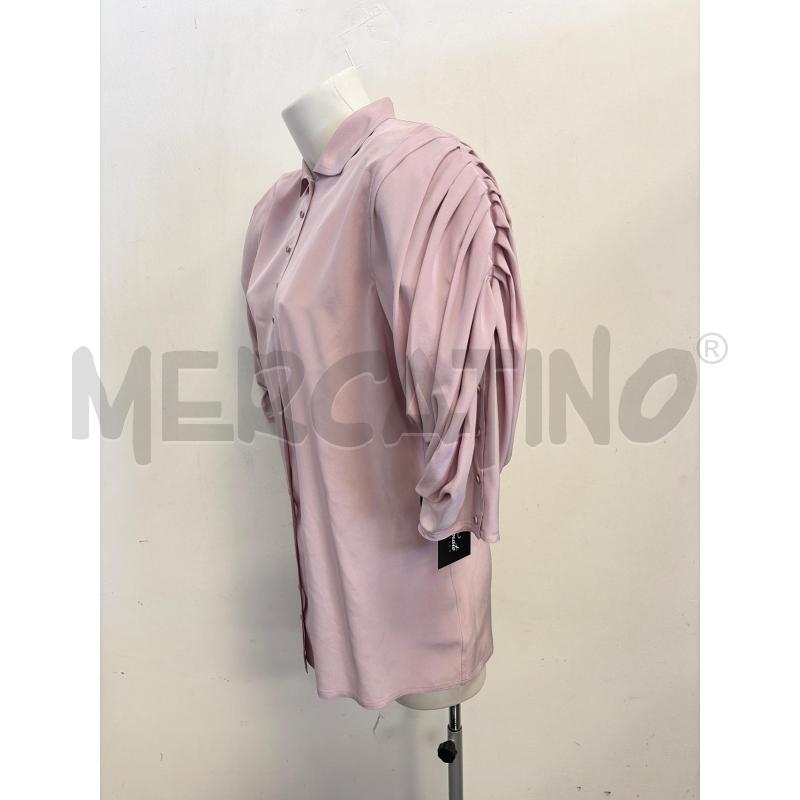 CAMICIA D GIANNI VERSACE ROSA ANTICO MANICA ARRICCIATA IN SETA   | Mercatino dell'Usato Verona fiera 2