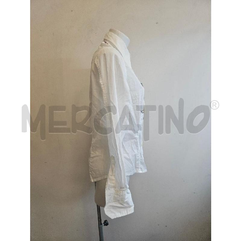 CAMICIA D MALIPARMI BIANCO CHARMS  | Mercatino dell'Usato Verona fiera 2