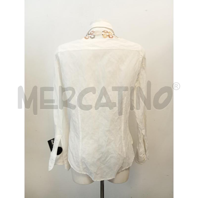 CAMICIA D MALIPARMI BIA STAMPA COLLANA DIPINTA A MANO  | Mercatino dell'Usato Verona fiera 4