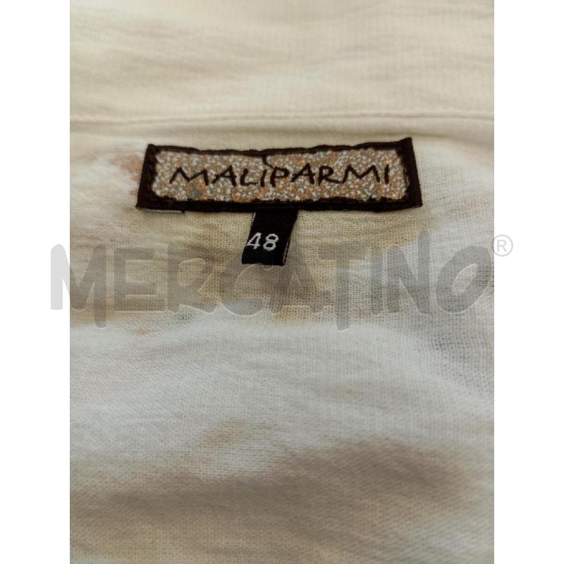 CAMICIA D MALIPARMI BIA STAMPA COLLANA DIPINTA A MANO  | Mercatino dell'Usato Verona fiera 5