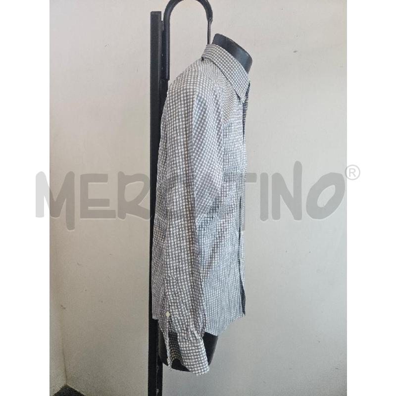 CAMICIA U ETRO A QUADRETTI BIA GRIGIO  | Mercatino dell'Usato Verona fiera 2