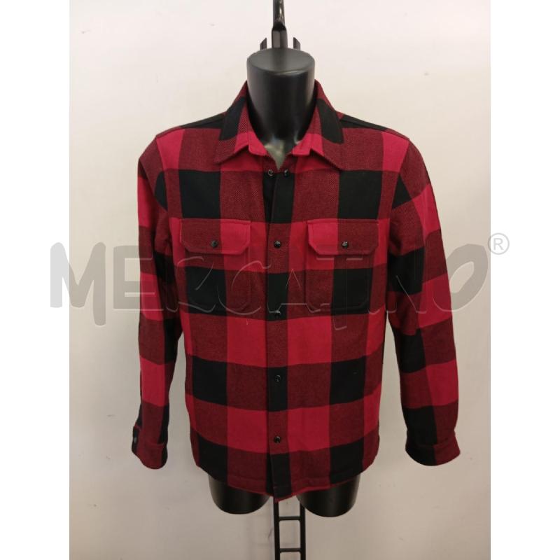 CAMICIA U WOOLRICH IMBOTTITA ROSSA NERA  | Mercatino dell'Usato Verona fiera 1