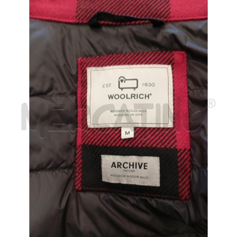CAMICIA U WOOLRICH IMBOTTITA ROSSA NERA  | Mercatino dell'Usato Verona fiera 4