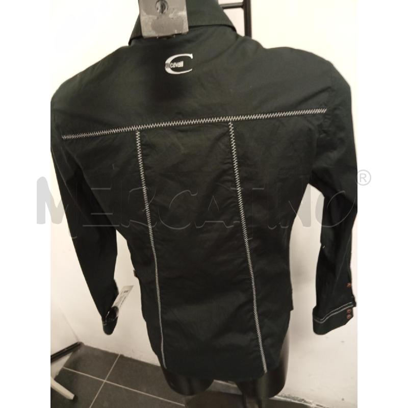 CAMICIA U  JUST CAVALLI NERA CUCITURESPALLA BIA  | Mercatino dell'Usato Verona fiera 4