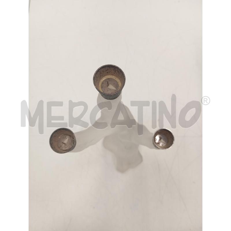 CANDELABRO MARIO CIONI VET 3 L SATINATO BIANCO | Mercatino dell'Usato Verona fiera 2