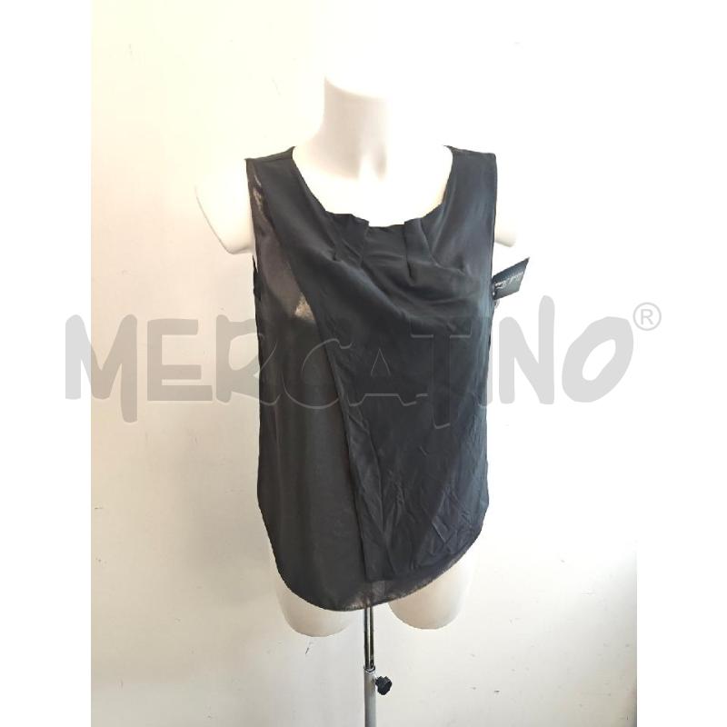 CANOTTA DONNA ARMANI JEANS NERA LUREX | Mercatino dell'Usato Verona fiera 1