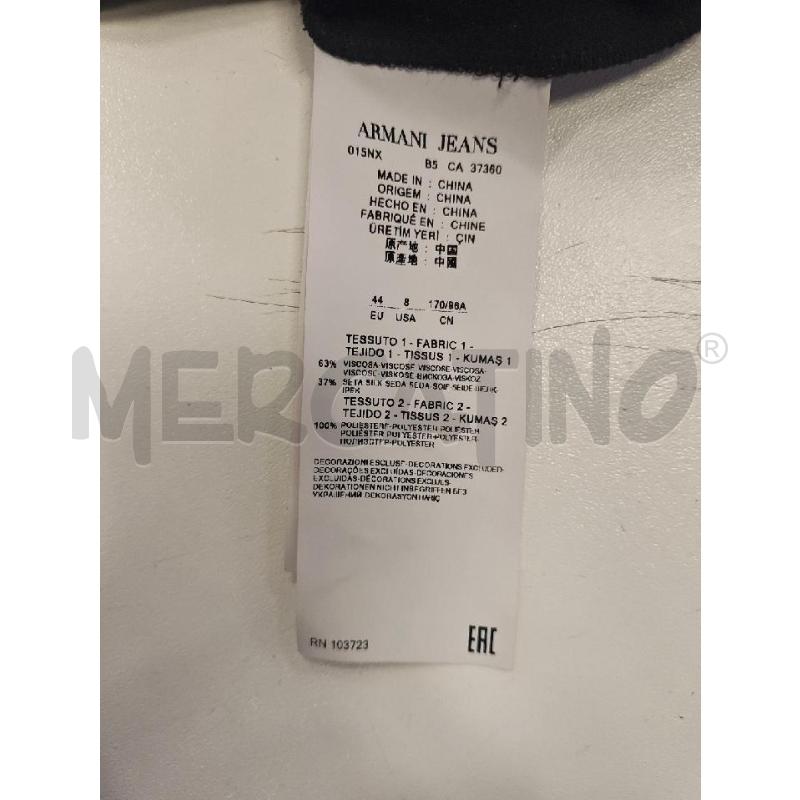 CANOTTA DONNA ARMANI JEANS NERA LUREX | Mercatino dell'Usato Verona fiera 4