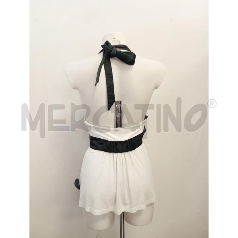CANOTTA DONNA ELISABETTA FRANCHI BIANCO NERO  | Mercatino dell'Usato Verona fiera 3