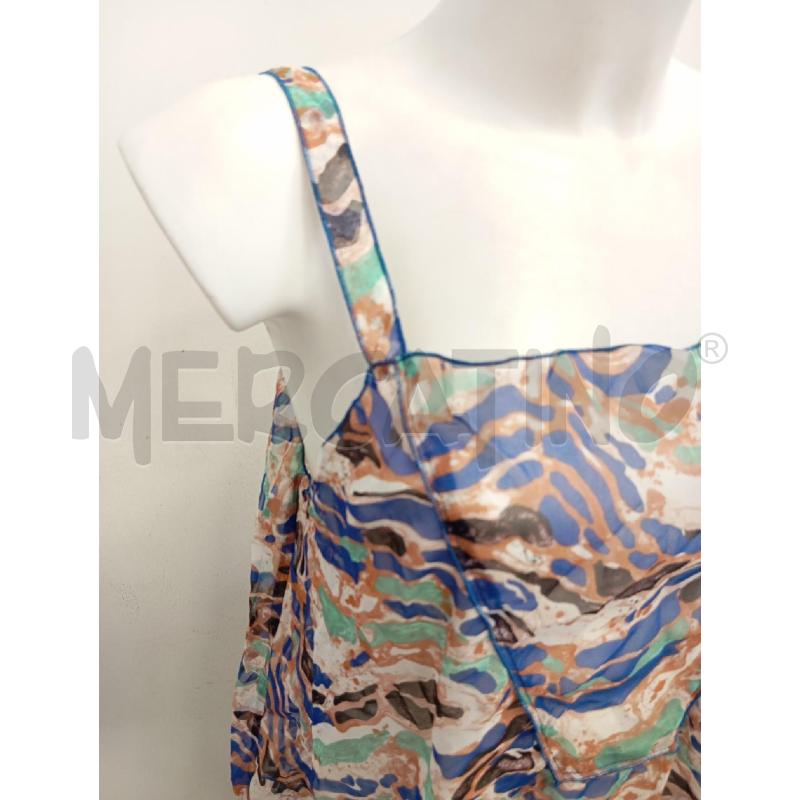 CANOTTA DONNA MISSONI SETA BEIGE BLU MARRONE | Mercatino dell'Usato Verona fiera 2