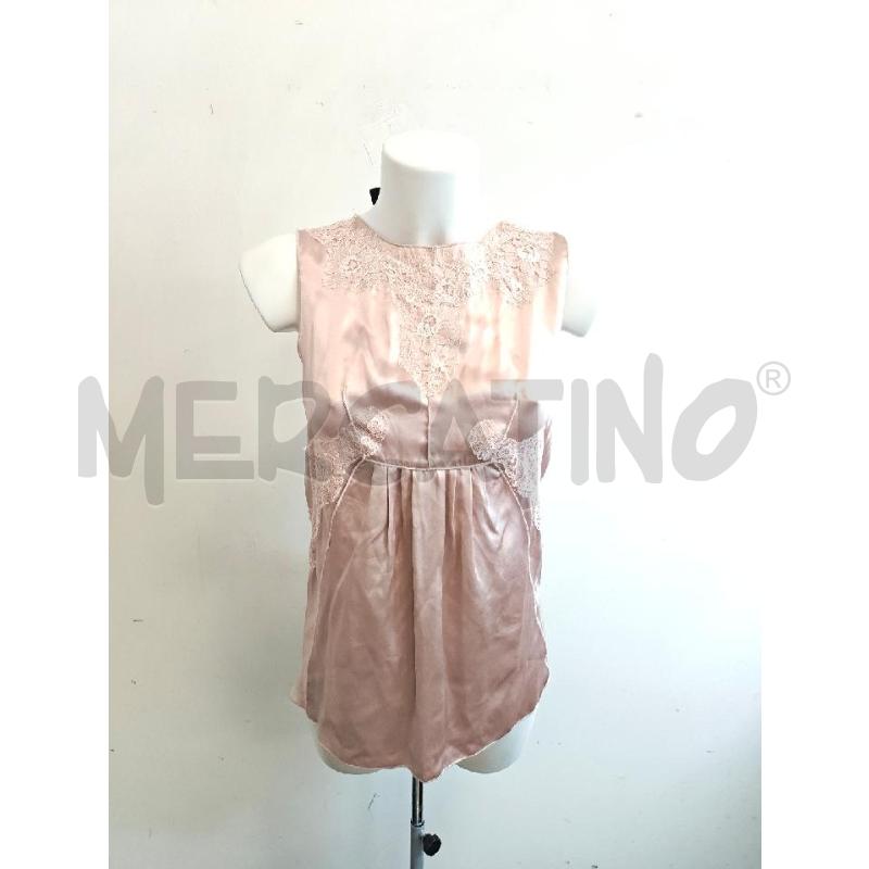 CANOTTA D DOLCE&GABBANA ROSA PIZZO SETA  | Mercatino dell'Usato Verona fiera 1