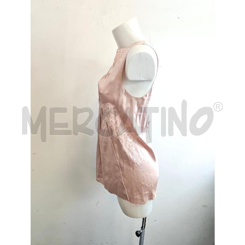 CANOTTA D DOLCE&GABBANA ROSA PIZZO SETA  | Mercatino dell'Usato Verona fiera 2