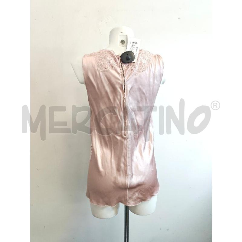 CANOTTA D DOLCE&GABBANA ROSA PIZZO SETA  | Mercatino dell'Usato Verona fiera 3