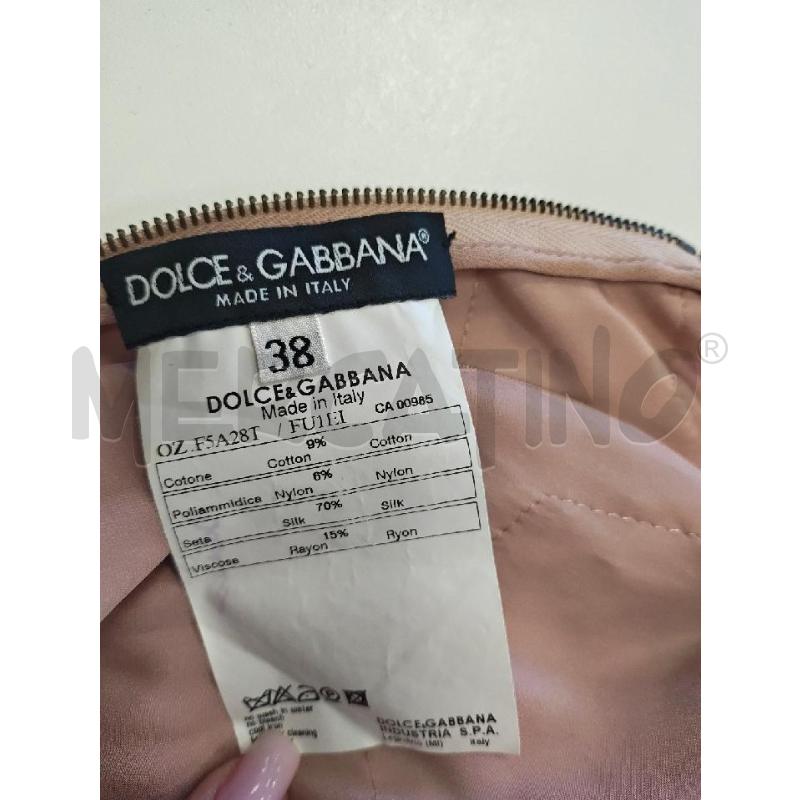 CANOTTA D DOLCE&GABBANA ROSA PIZZO SETA  | Mercatino dell'Usato Verona fiera 4