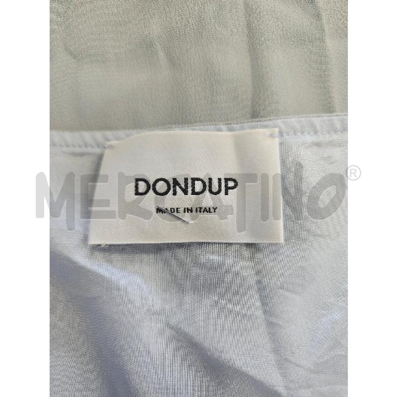 CANOTTA D DONDUP AZZURRA FIO APPLICATI IN SETA  | Mercatino dell'Usato Verona fiera 5