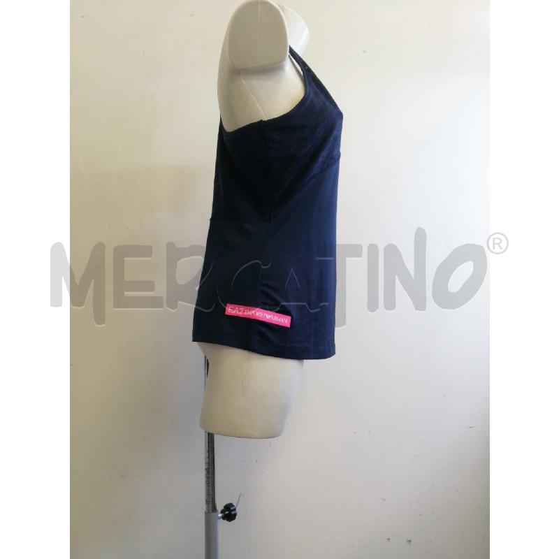 CANOTTA D EMPORIO ARMANI EA7 BLU PIZZO ANIMALE  | Mercatino dell'Usato Verona fiera 2