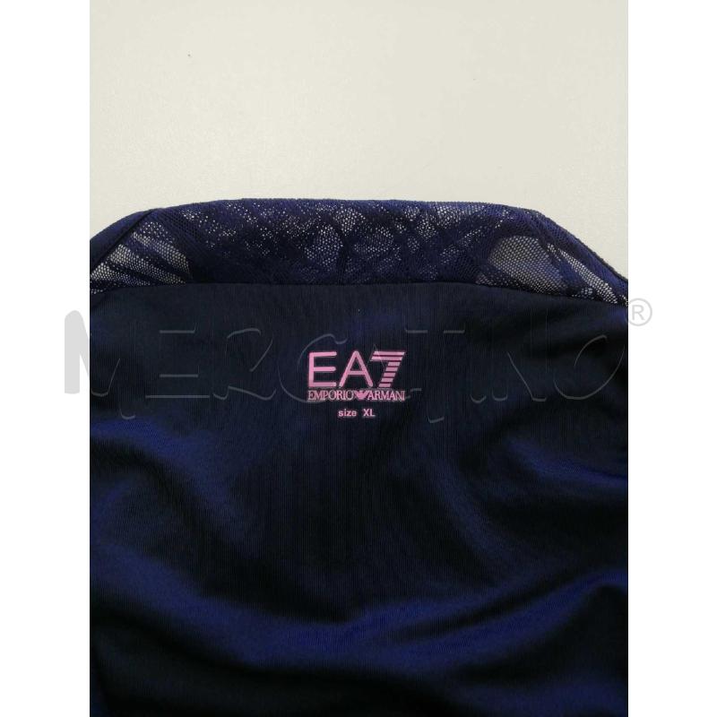 CANOTTA D EMPORIO ARMANI EA7 BLU PIZZO ANIMALE  | Mercatino dell'Usato Verona fiera 5
