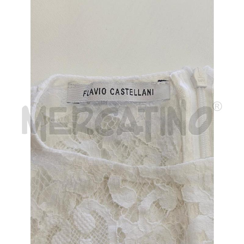 CANOTTA D FLAVIO CASTELLANI PIZZO STAMPA FLOREALE | Mercatino dell'Usato Verona fiera 4