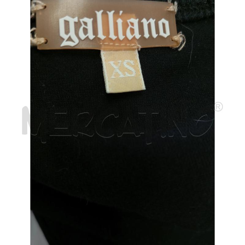 CANOTTA D GALLIANO NERA CON SCRITTA BOTTONI *  | Mercatino dell'Usato Verona fiera 5
