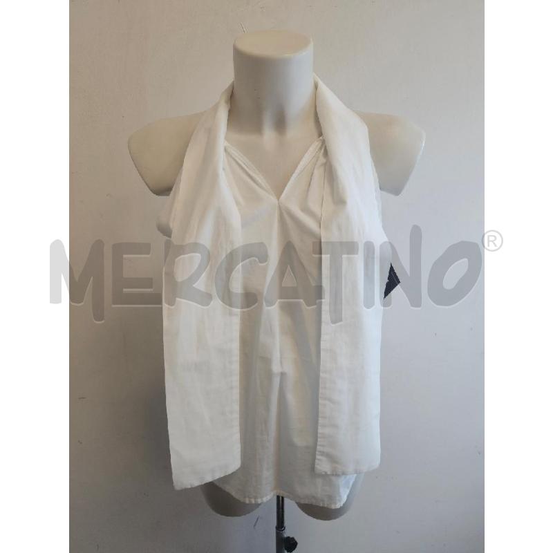 CANOTTA D JEJIA BIANCA FIOCCO COLLO  | Mercatino dell'Usato Verona fiera 1