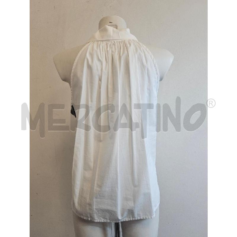 CANOTTA D JEJIA BIANCA FIOCCO COLLO  | Mercatino dell'Usato Verona fiera 3