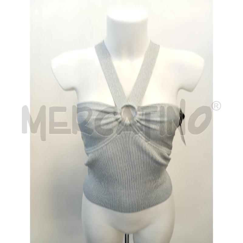 CANOTTA D MICHAEL KORS GRIGIA GLITTER BUCO CENTRALE | Mercatino dell'Usato Verona fiera 1