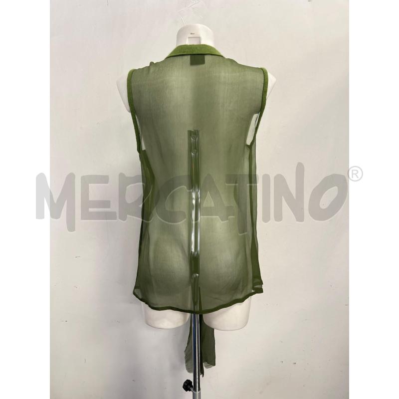 CANOTTA D SETA LIVIANA CONTI ROUGE VERDE | Mercatino dell'Usato Verona fiera 3
