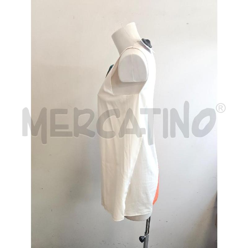 CANOTTA D SPORTAMAX BIA ARA VE GR STRASS | Mercatino dell'Usato Verona fiera 2
