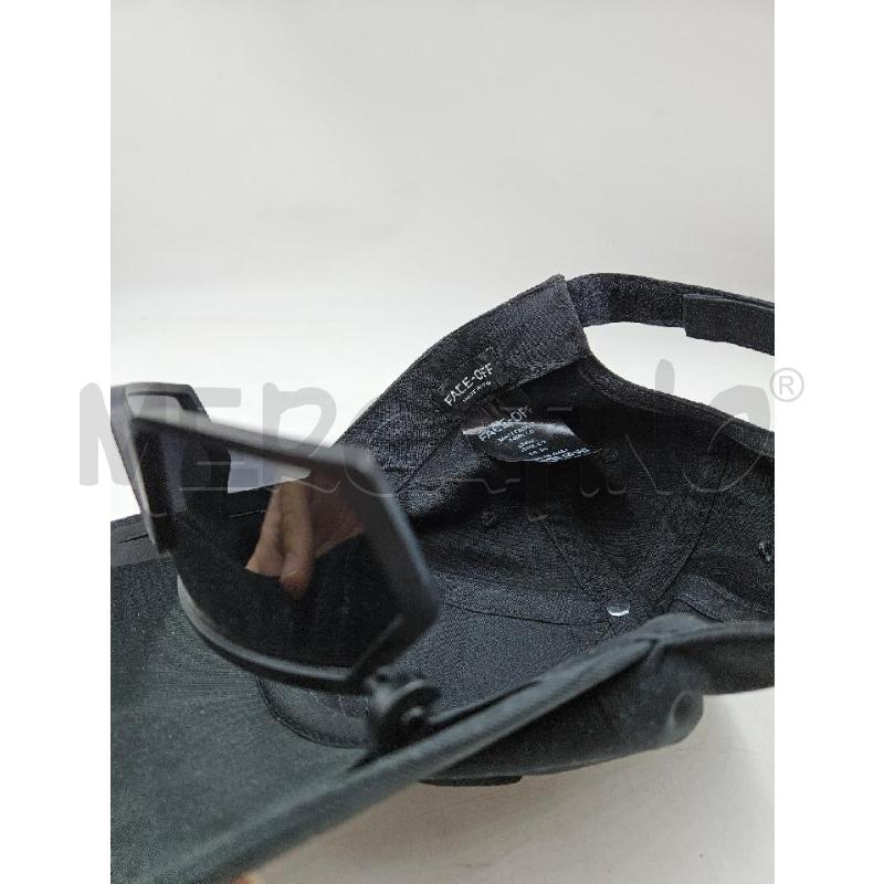 CAPPELLO UNISEX FACE OFF NERO VISIERO | Mercatino dell'Usato Verona fiera 4