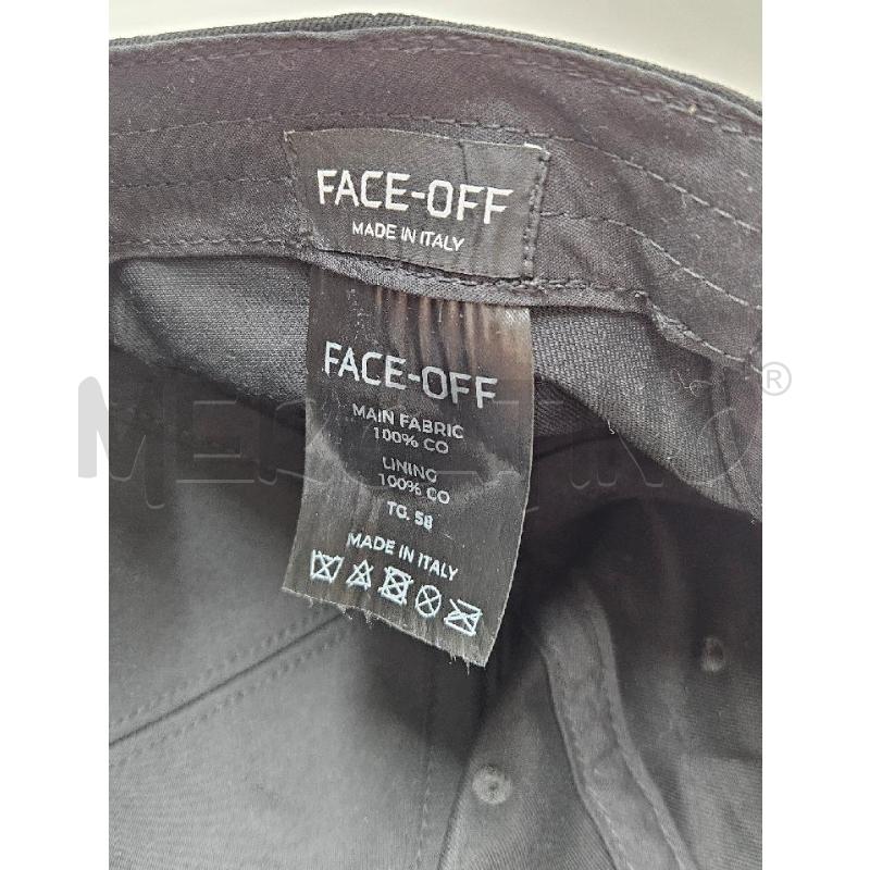 CAPPELLO UNISEX FACE OFF NERO VISIERO | Mercatino dell'Usato Verona fiera 5