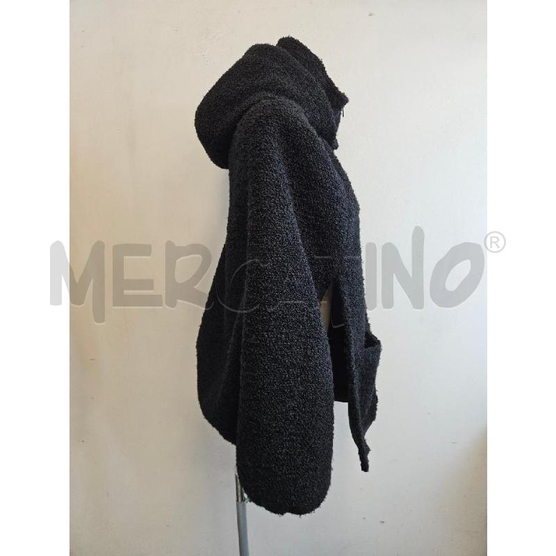CAPPOTTO D DOU DOU A MANTELLA NERO  | Mercatino dell'Usato Verona fiera 2