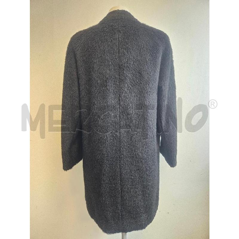CAPPOTTO D H3VO NERO EFFETTO PELO  | Mercatino dell'Usato Verona fiera 3
