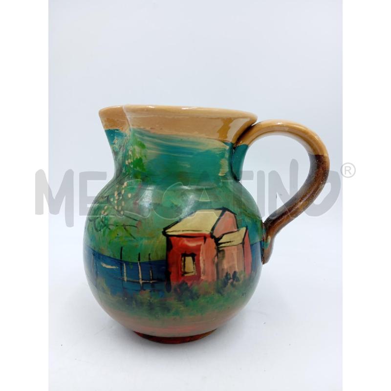 CARAFFA COCCIO SMALTO DISEGNATO A MANO | Mercatino dell'Usato Verona fiera 2