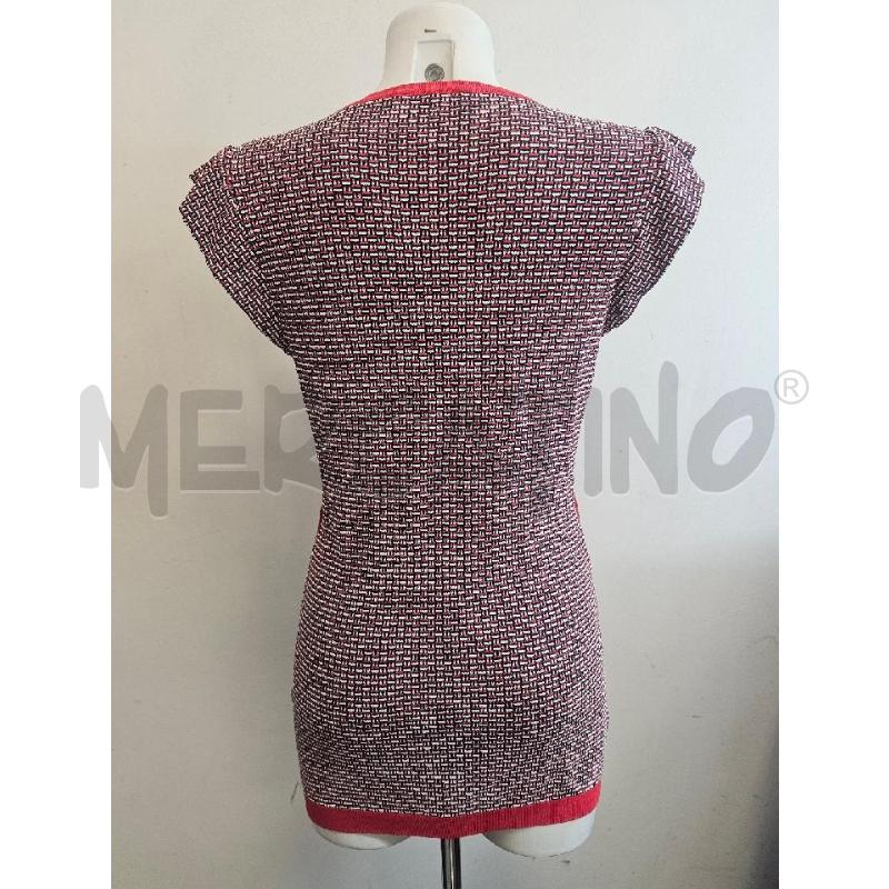 CARDIGAN DONNA CLASS CAVLLI ROSSO BIA BLU  | Mercatino dell'Usato Verona fiera 3
